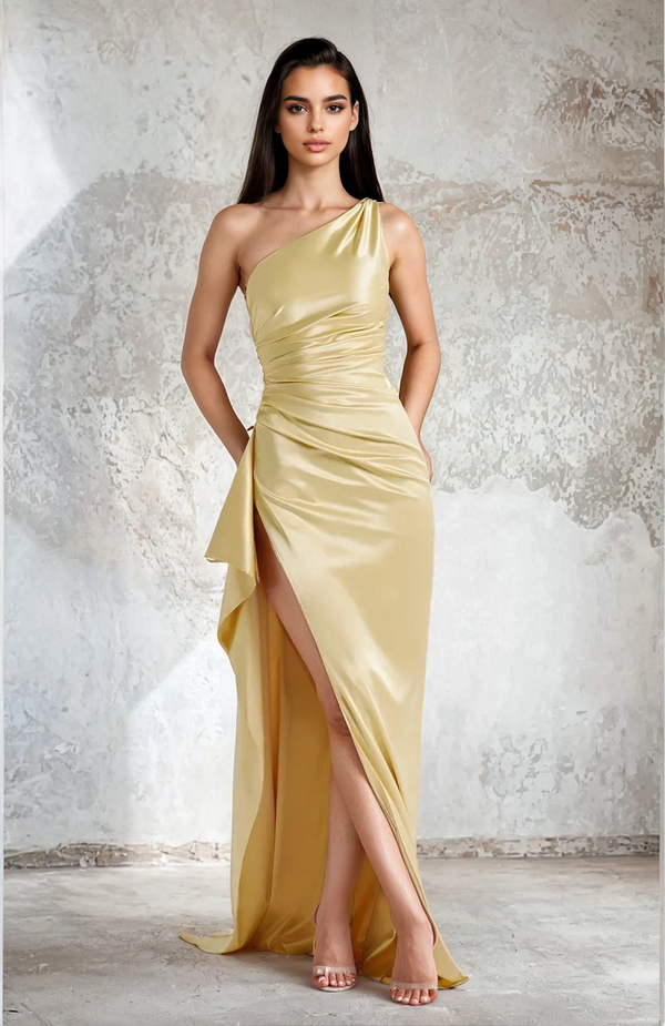 Manuela Maxi Dress - Lemon