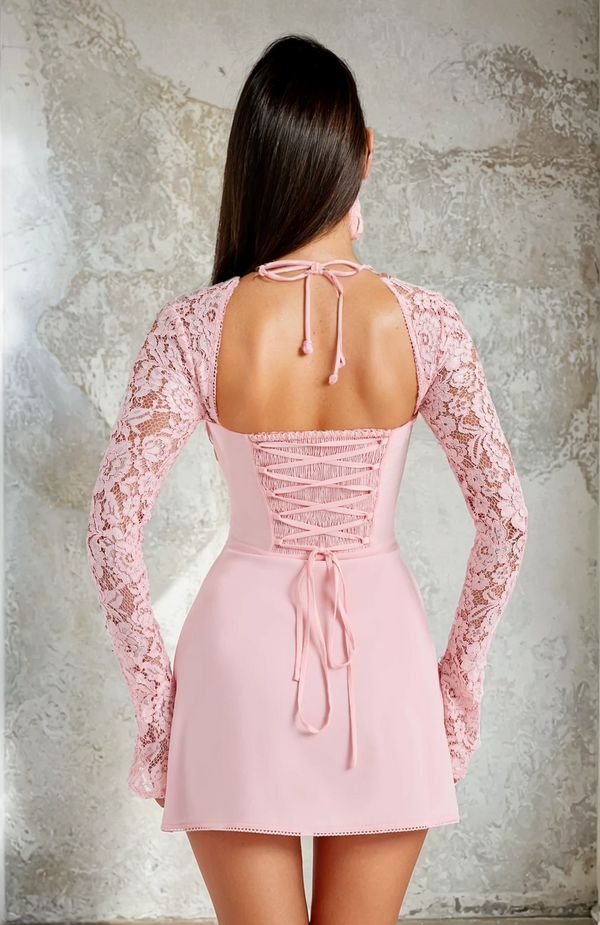 Serenya Mini Dress - Blush