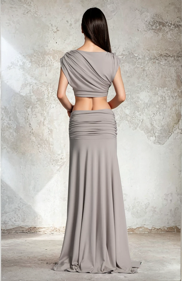 Eveline Top - Light Grey